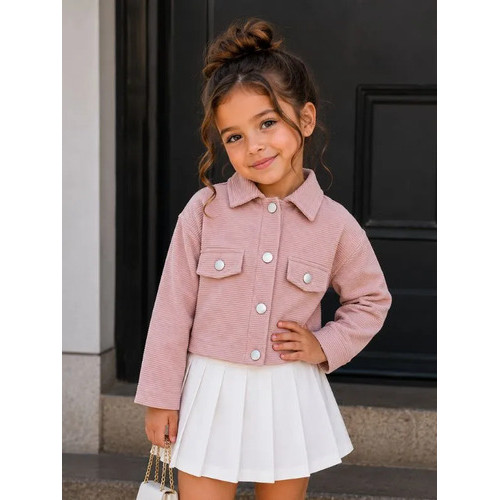 Jaqueta Casaco infantil com bolso  Inverno Menina 