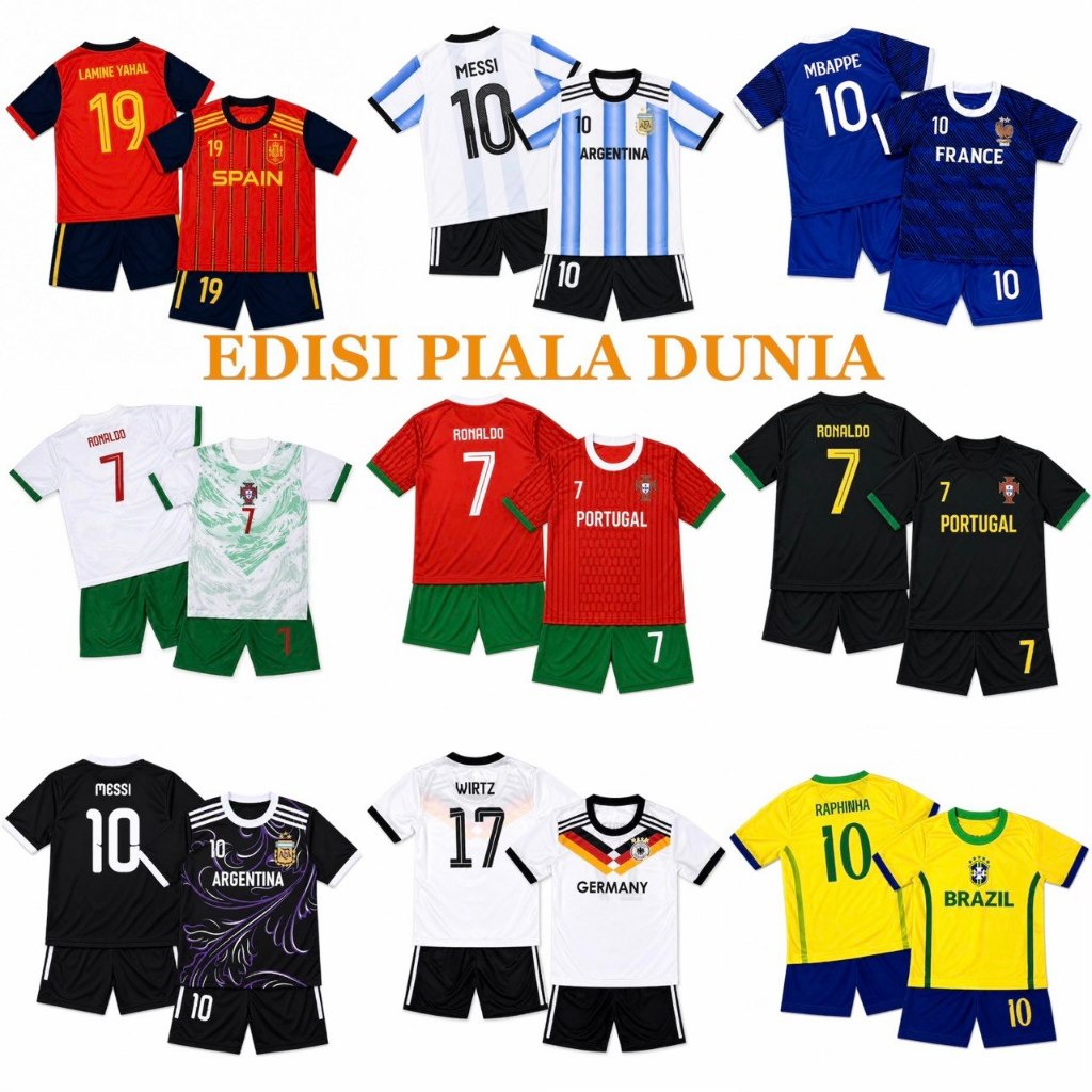 Mais Recente Conjunto De Camisa De Futebol Infanti