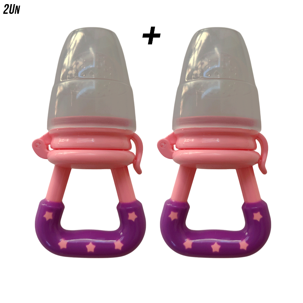 Kit 1 a 2 Chupeta De Silicone Alimentador Para Fru