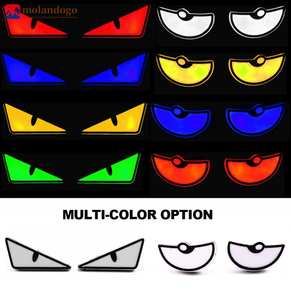 Milandogo 2 Pcs Motocicleta LED DevilEyes Luzes De