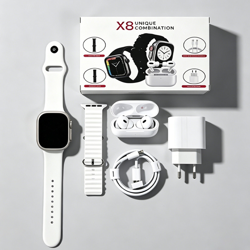 kit Smartwatch Relógio Inteligente 2026 Novo X8 2