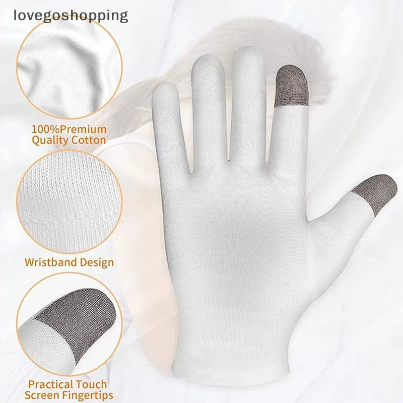 [lovego] Luvas Hidratantes De Algodão Macio Para 