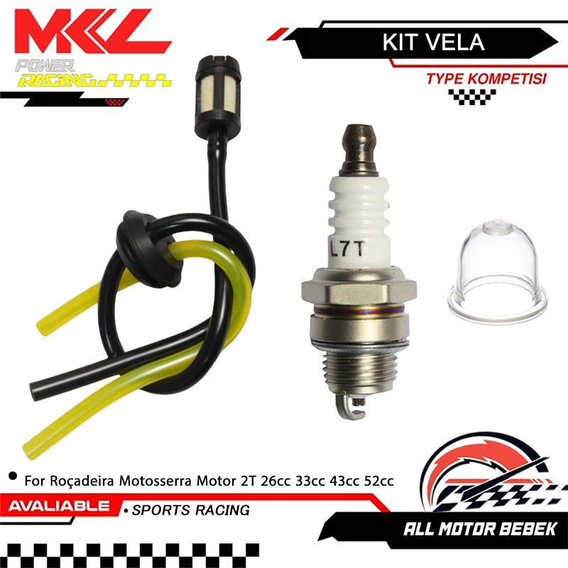 Kit Revisão Roçadeira Motosserra 43cc 52cc 2T Ve