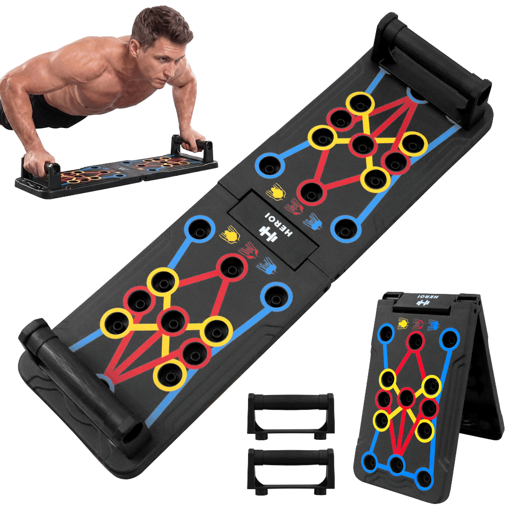 HEROI Prancha de Flexão Multifuncional Sistema po