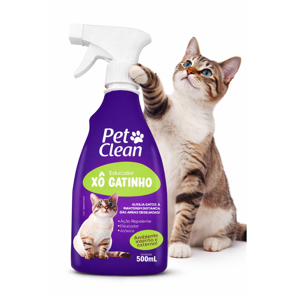 Combo 1/2/3  Educadores Sanitário Xô Gatinho Pet
