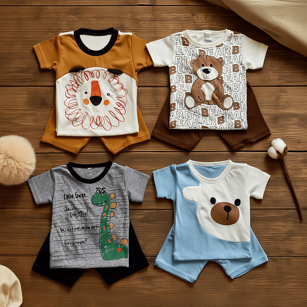 Kit Conjuntos Menino Roupa de Bebê Masculino Ver�