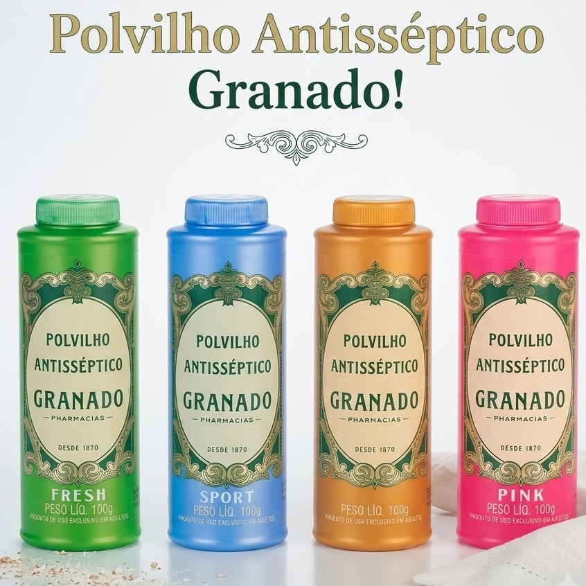 Polvilho Antisséptico Granado – 100g –