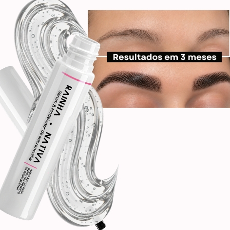 Sérum de crescimento e Modelador de Sobrancelha R