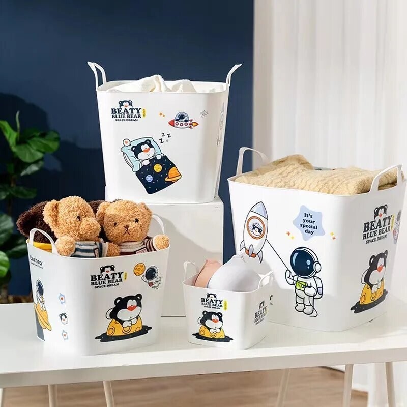 Balde multifuncional e para organização de brinq