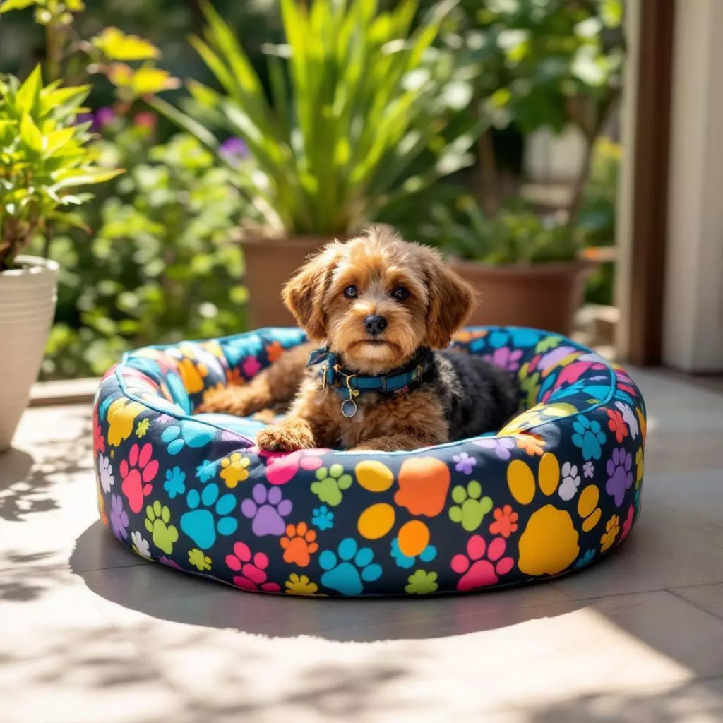 Cama Pet Confortável Redonda 50cm  Ideal para Gat