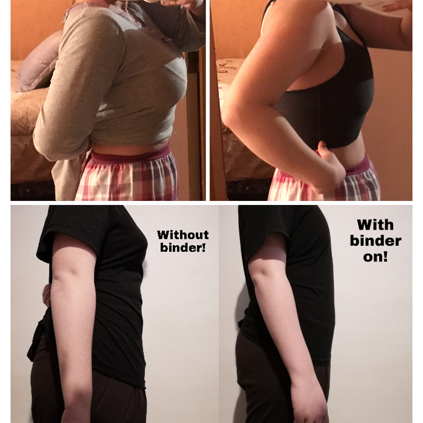 Novo Colete Redutor de Peito Invisível Plus Size 