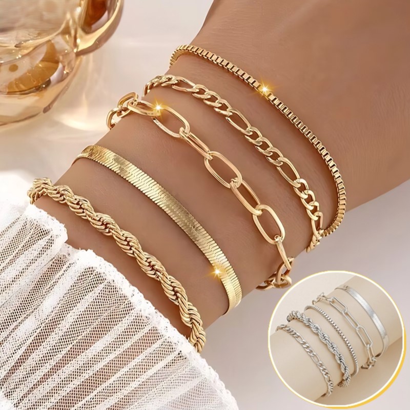 Conjunto De 5 Peças De Pulseira De Verão Para Mu