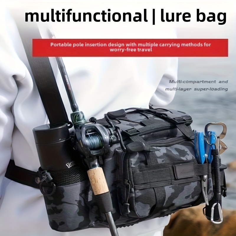 Mochila Para Isca De Pesca, Bolsas Impermeáveis E