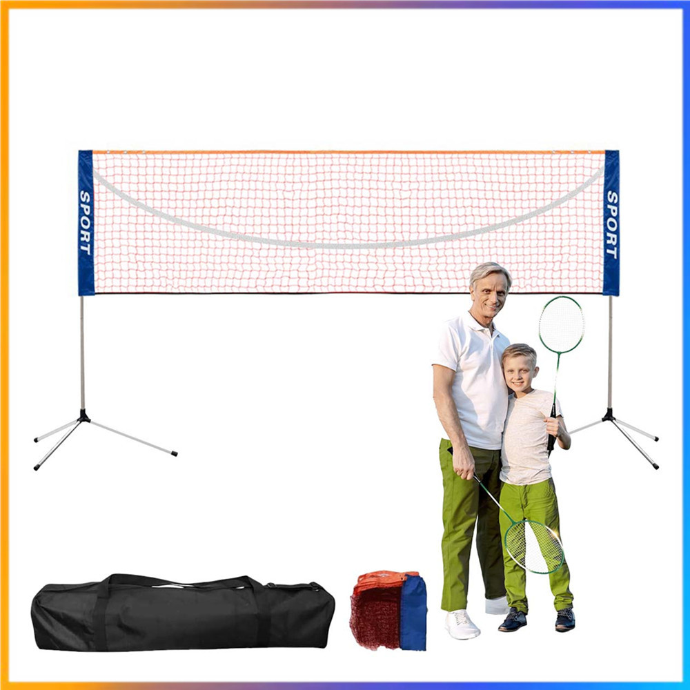 Conjunto de rede de Badminton portátil de 5m, Uni