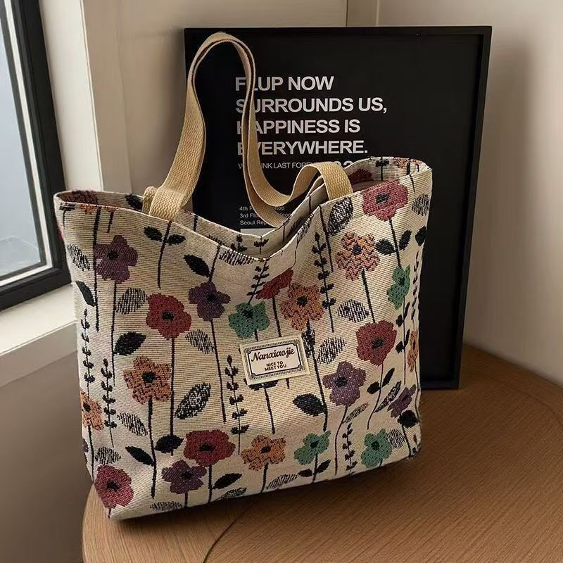 Bolsa de Ombro Feminina de Grande Capacidade, Nova