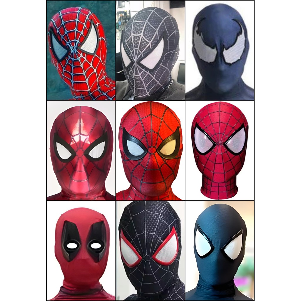 Máscara Traje Homem Aranha Adulto E Infantil Cosp