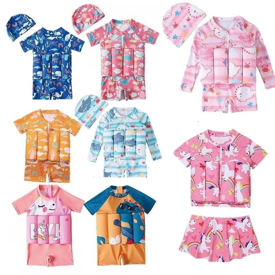 Fatos De Banho Para Crianças , Flutuantes , Roupa