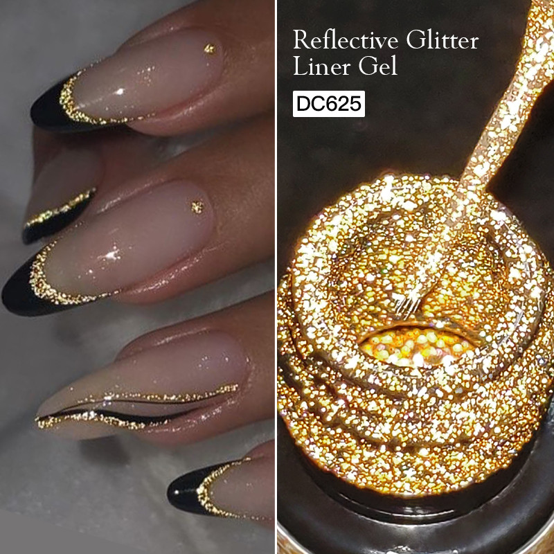 MTSSII 5ml Reflexivo Glitter Forro Unha Gel Polon�
