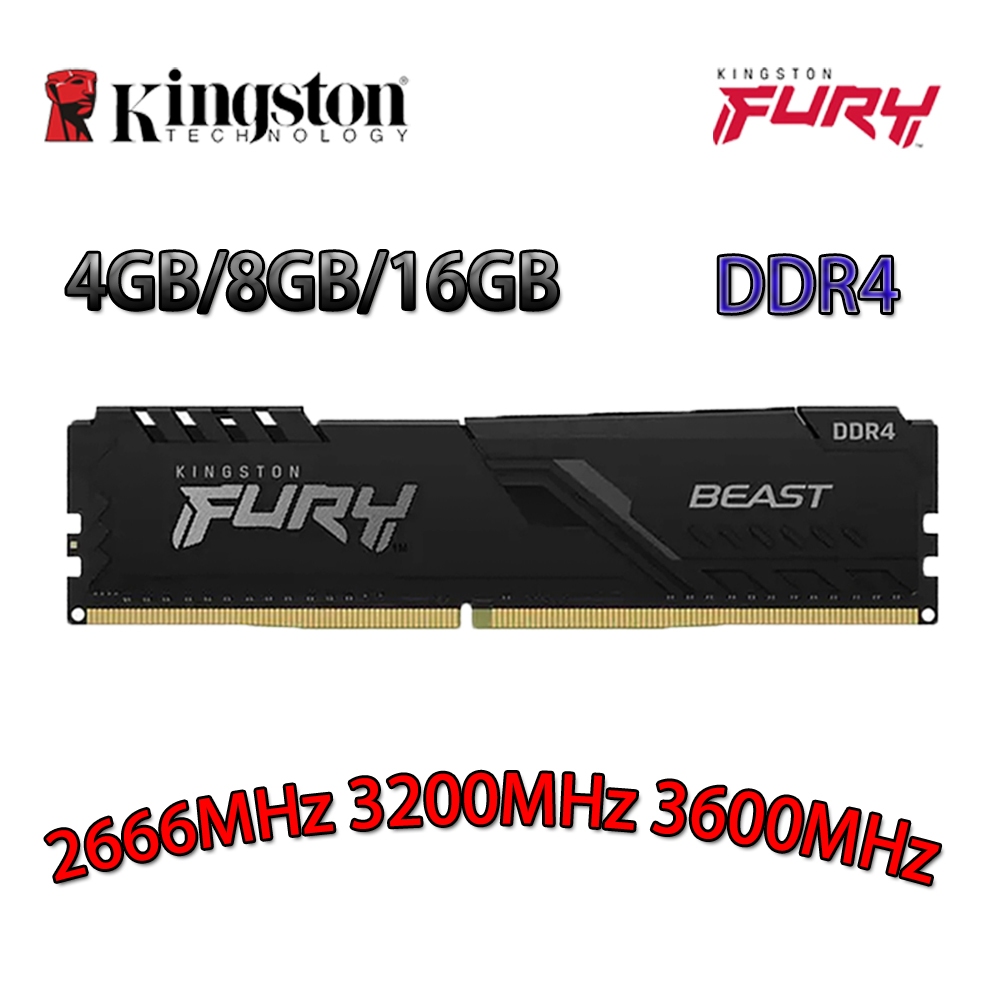 Kingston HyperX Fury Beast DDR4 RAM 4 Gb 8 16 DDR4