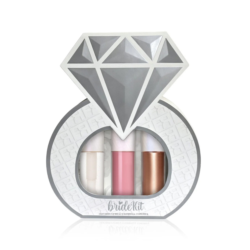 Kit Bride Franciny Gloss Iluminador E Blush Casame