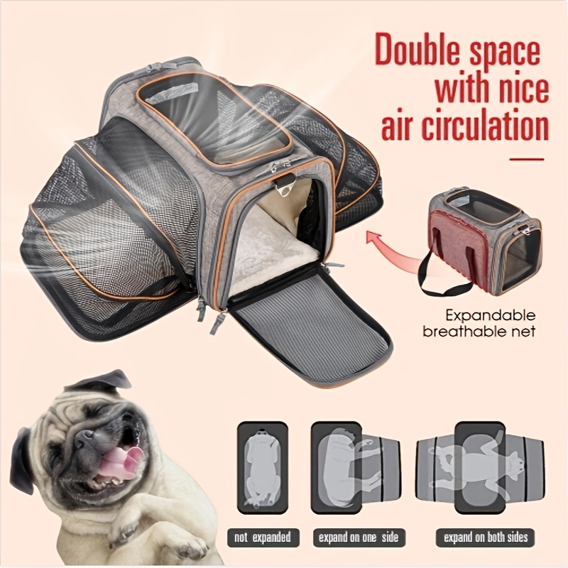 Bolsa Pet Expansível Transporte Viagem Avião Cab