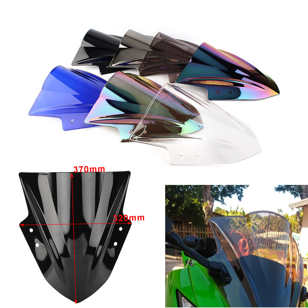 Tela Da Motocicleta Dupla Bolha Pára-Brisa Deflet