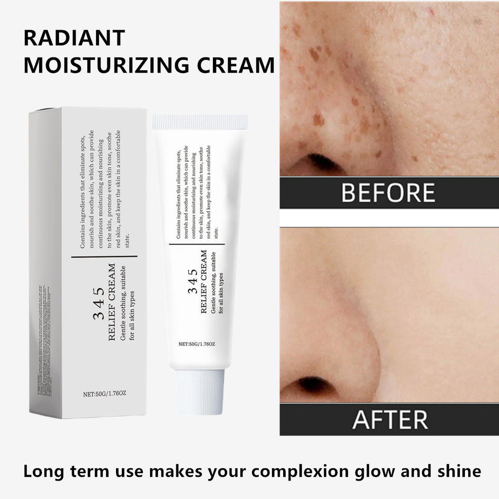345 Creme De Alívio Hidratante Para Rosto Facial 