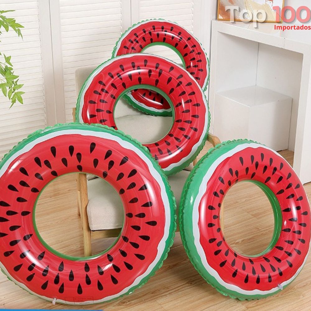 Boia Inflável Melancia e Donuts Circular Adulto