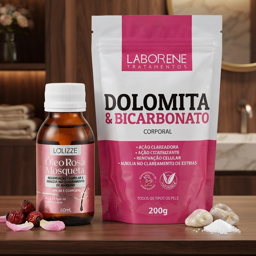 KIT CLAREADOR – Dolomita bicarbonato 200g + 