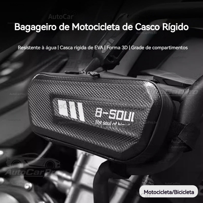 Bolsa lateral para motocicleta, bolsa de ferrament