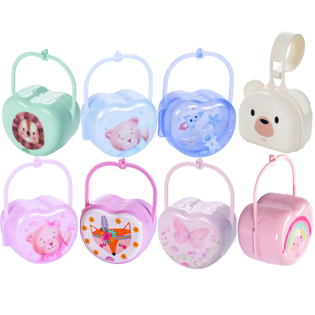 Porta Chupeta Infantil Bebê Menina e Menino com D