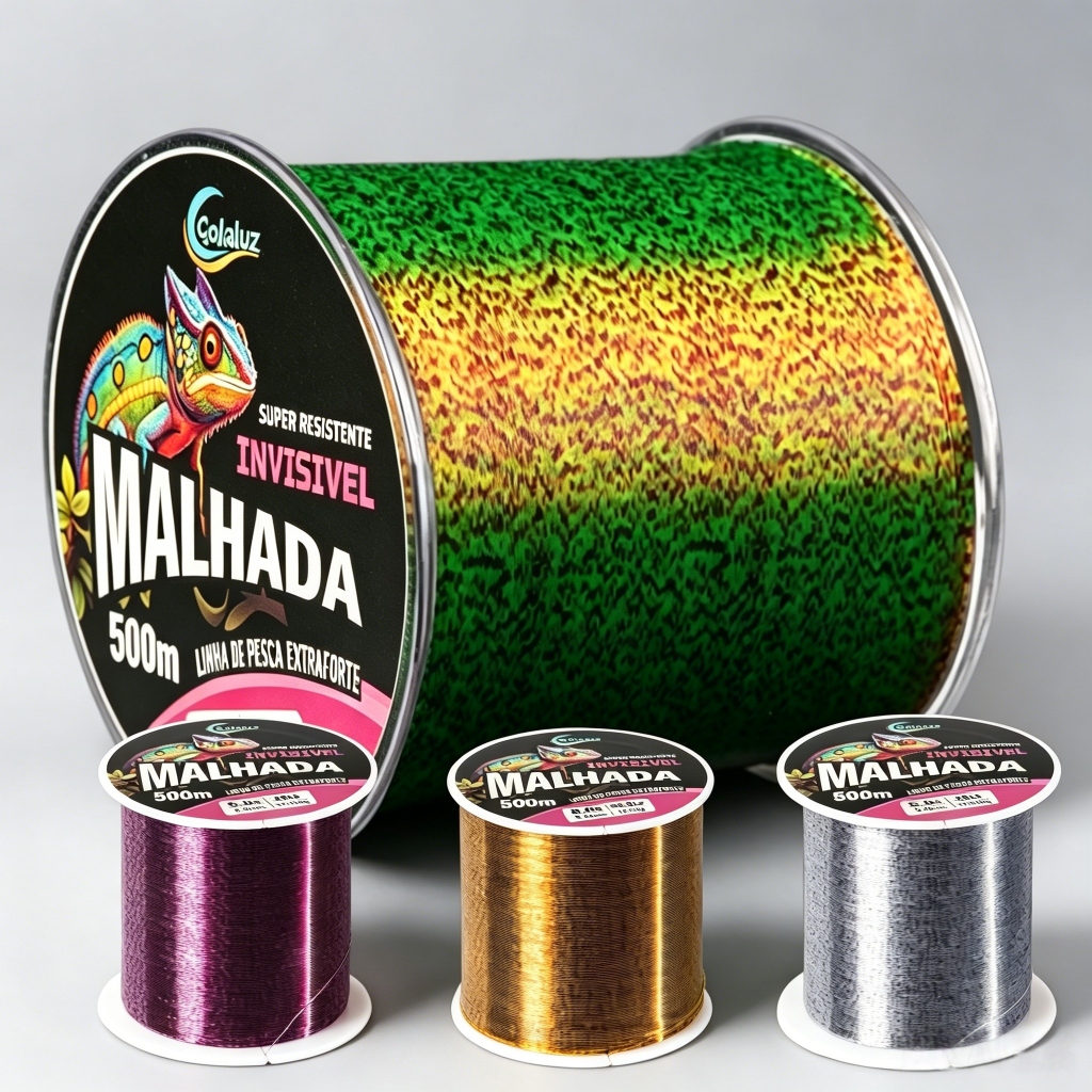 100M/300M/500M Camuflada Linha De Pesca Invisível