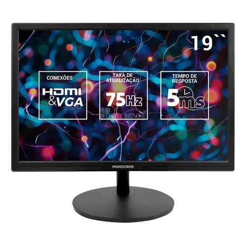Monitor Monocron Office, 19 Pol., TN, HD, 75Hz, HD