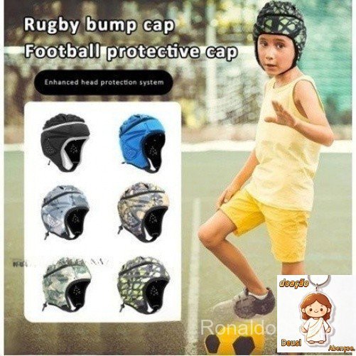 Capacete Profissional De Goleiro Infantil De Futeb