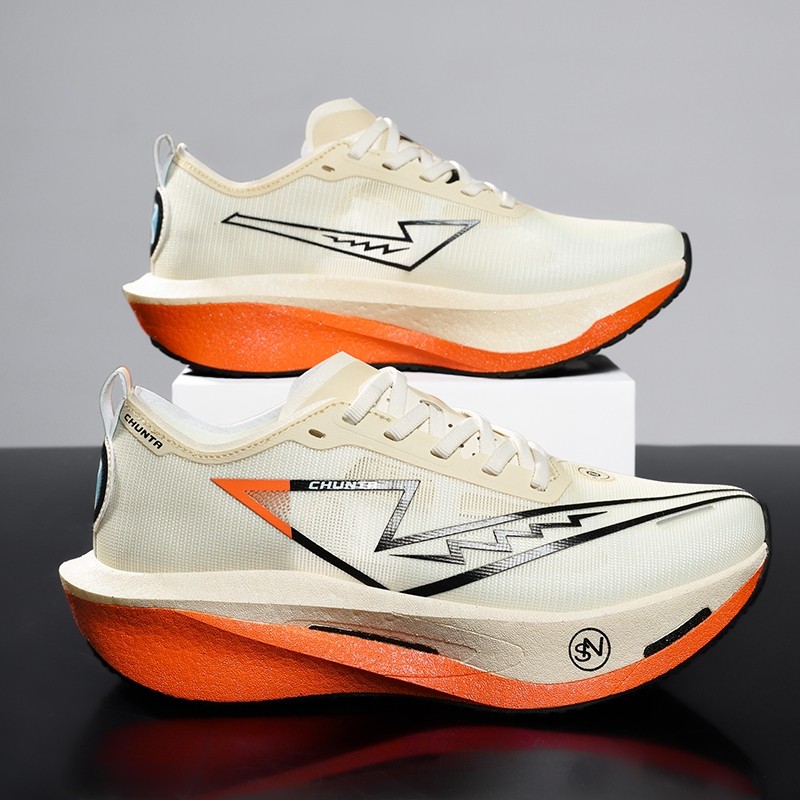 CHUNTA Carbon Plate Running Shoes, Breathable Mesh