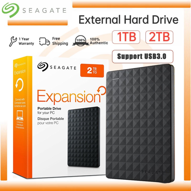 Seagate Expansion Hd Externo 1TB/2TB/4TB HD USB 3.