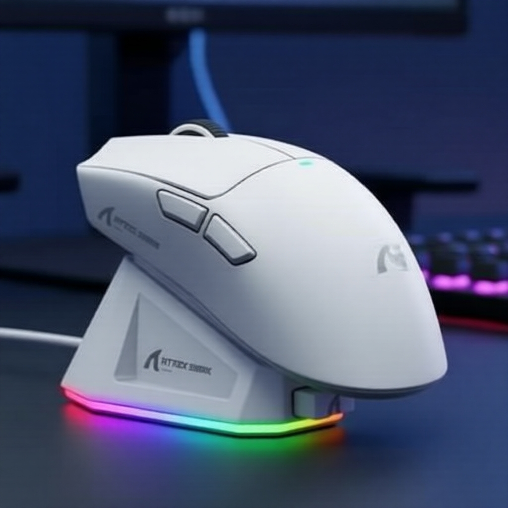 Mouse Gamer Sem Fio Attack Shark X11 Modo Triplo 2