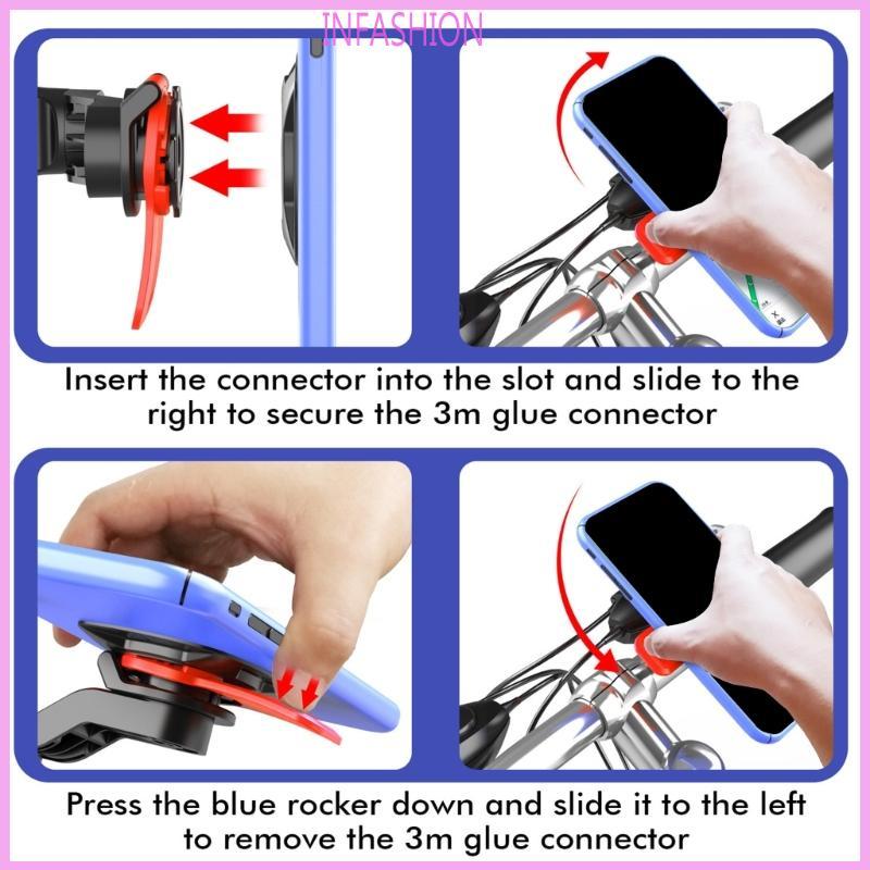 Remendos Montagem Telefone Para Bicicletas Durabil