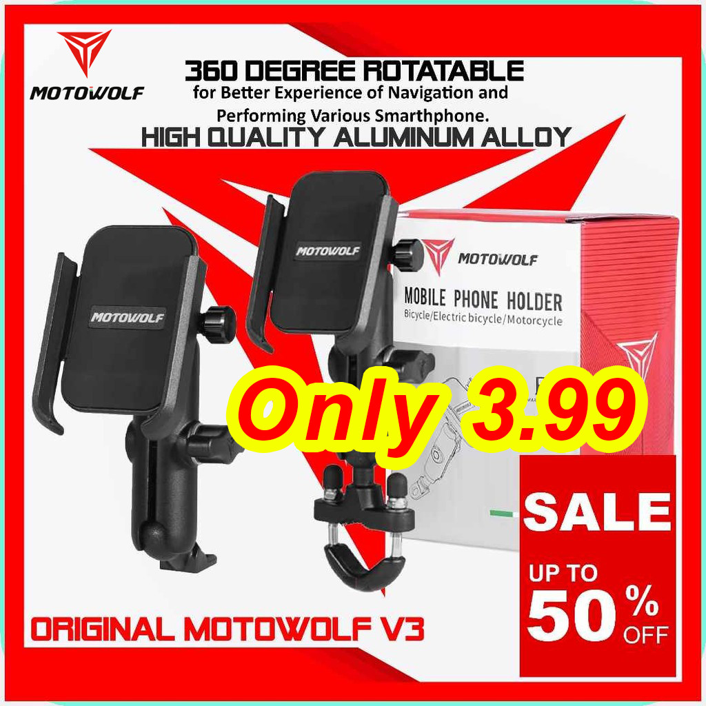 Suporte Para Celular Motowolf Original Versão 3/3