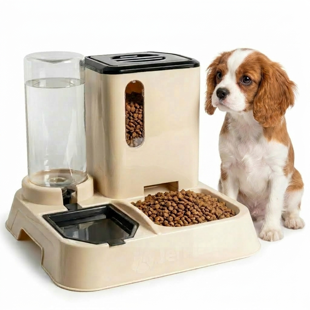 Comedouro e Bebedouro Automático para Gatos e Cã