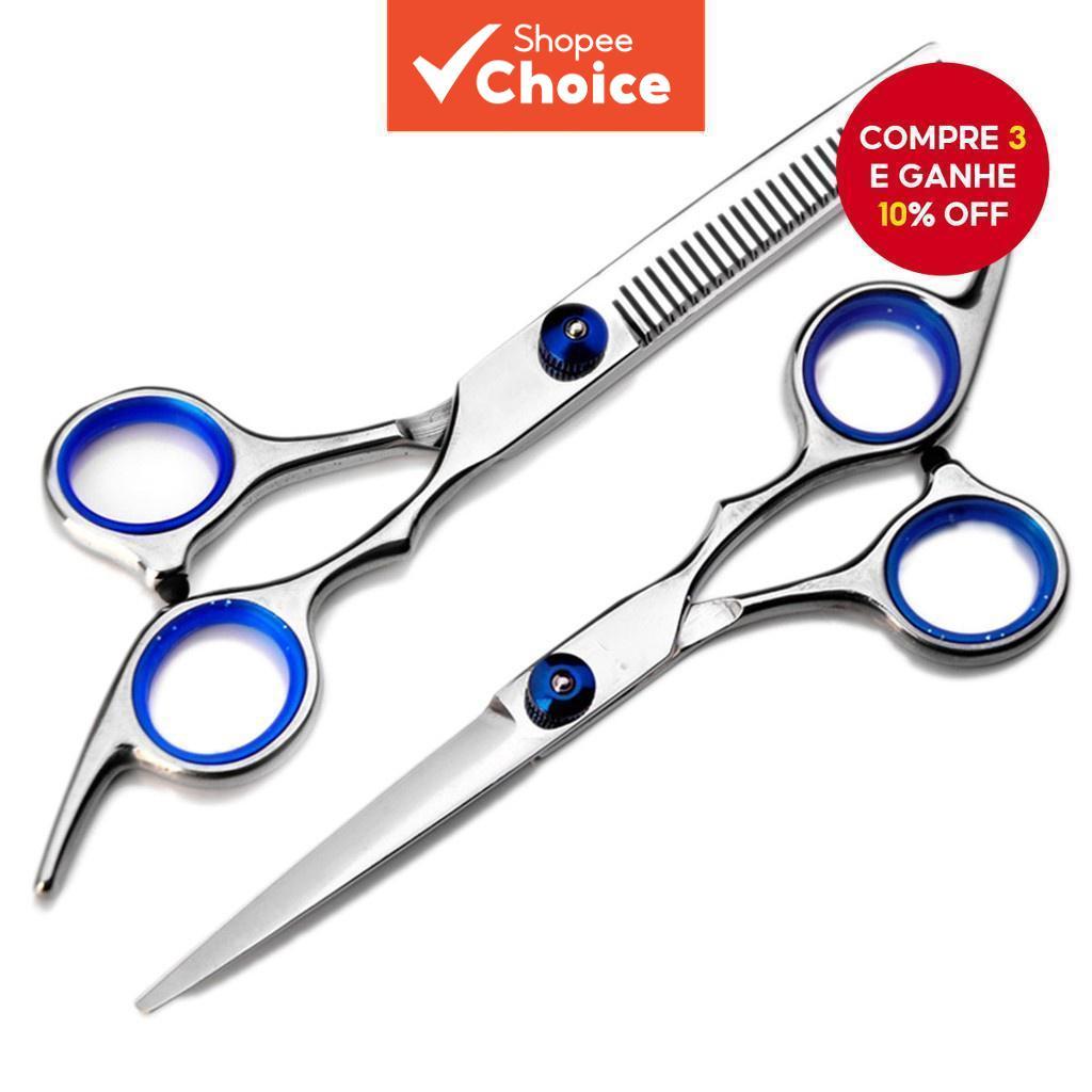 Tesoura Profissional De Cabeleireiro E Desbaste , 