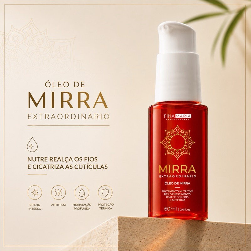ÓLEO DE MIRRA EXTRAORDINÁRIO 60ML | NUTRE REALÇ