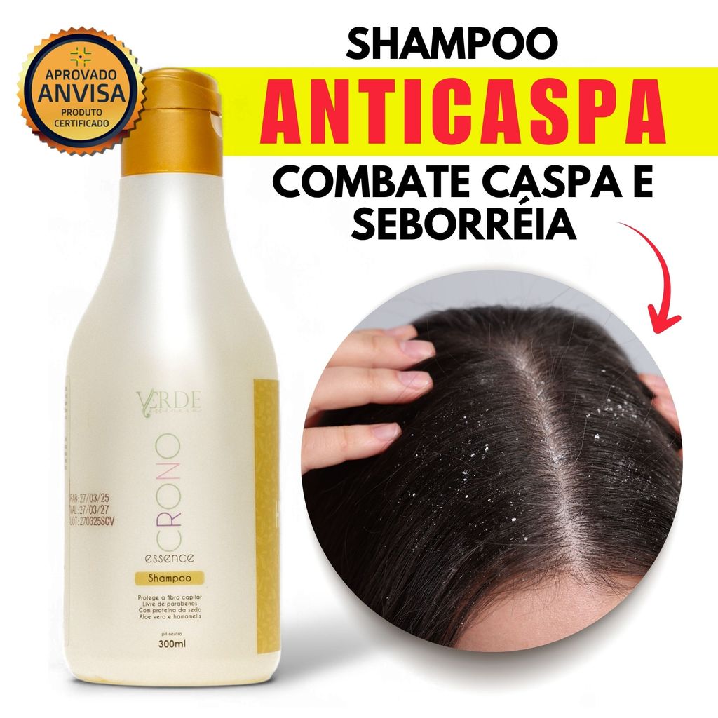 Shampoo Sem Sal Anticaspa Seborreia Coceiras Irrit