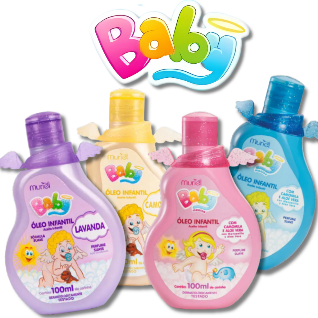 Óleo Infantil Muriel Baby 100ml – Escolha o