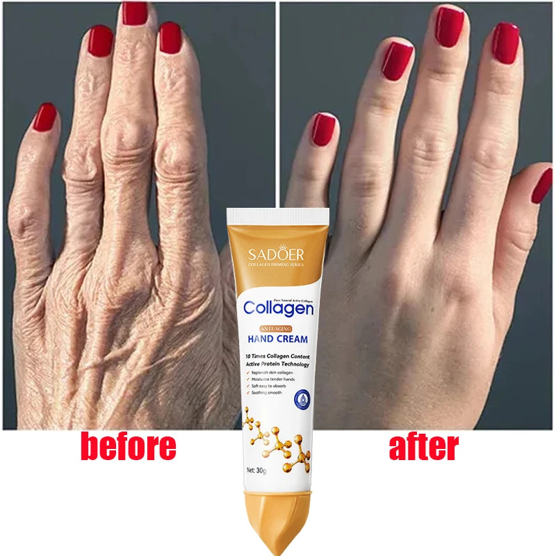 Colágeno Anti-Rugas Creme Para As Mãos Pele Rach