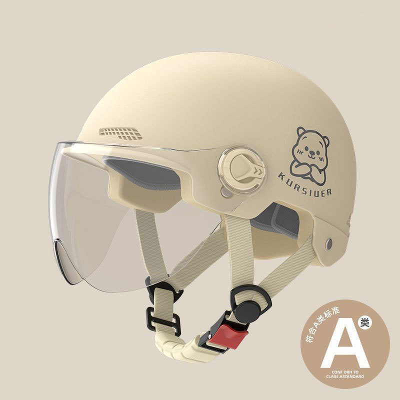Capacete de carro com bateria elétrica, feminino,