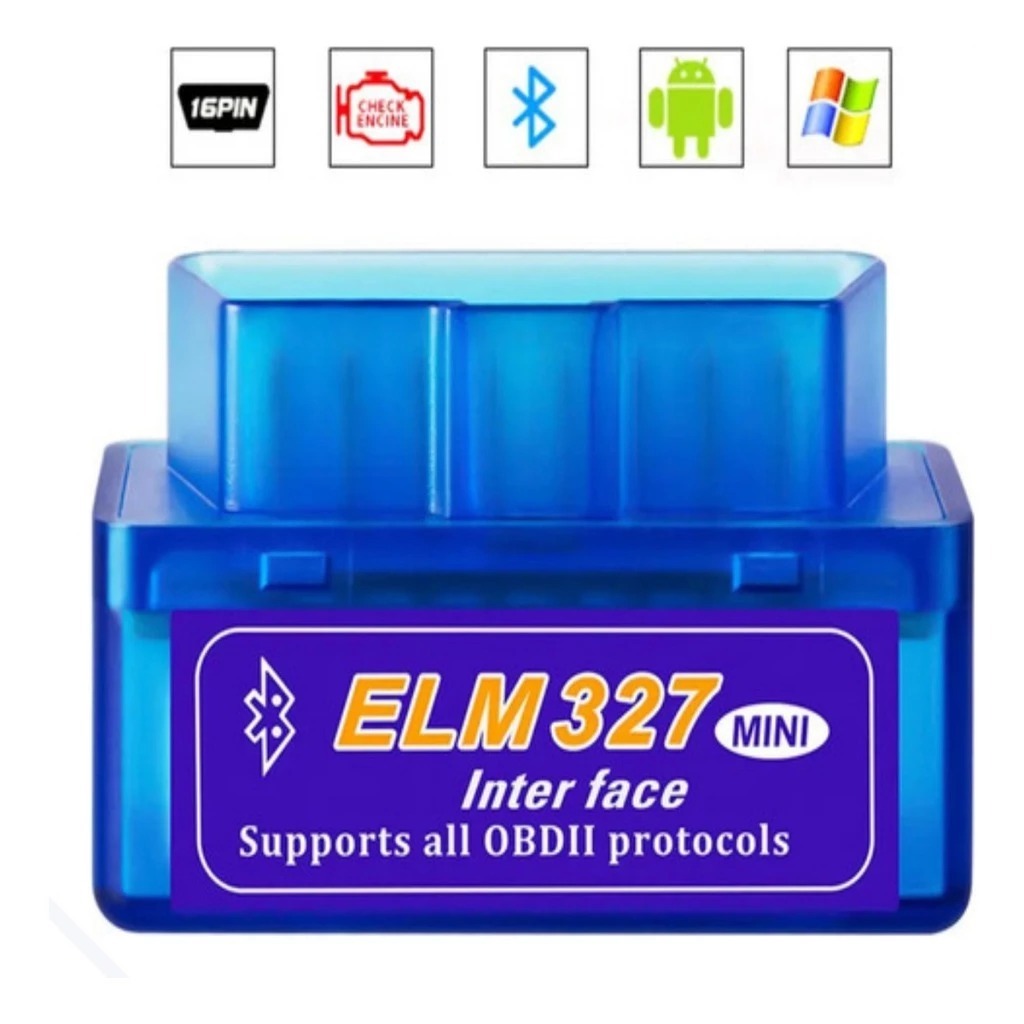 Scanner OBD2 Bluetooth p/ Android iOS Leia Falhas 