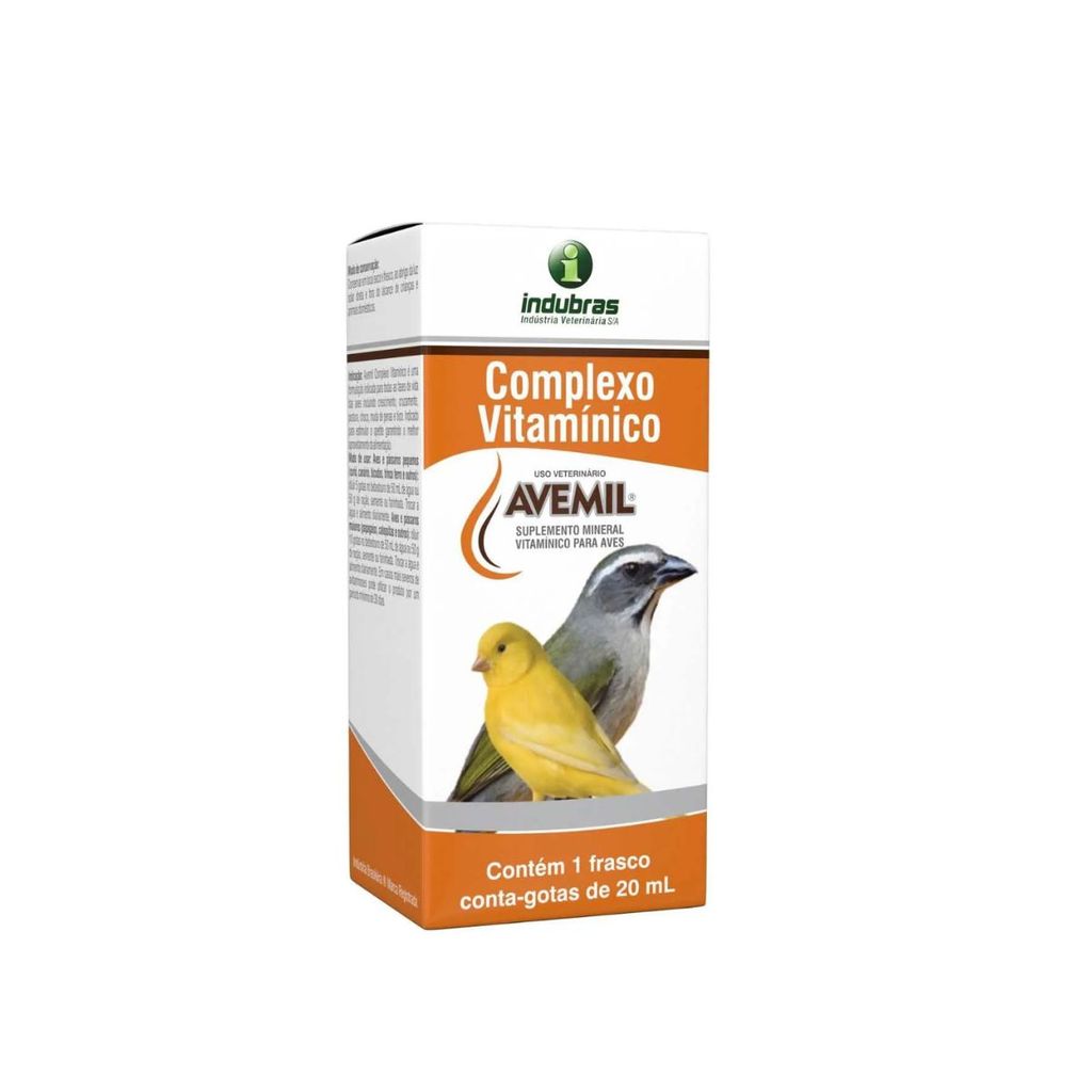 Avemil Complexo Vitamínico 20ml Suplemento Para P