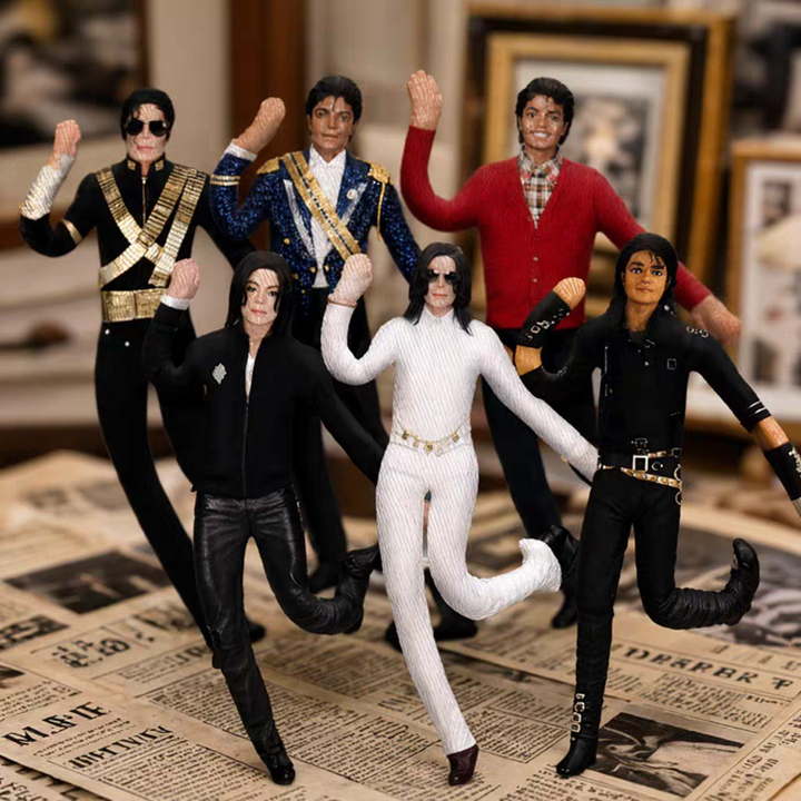 Michael Jackson Boneca Dobrável Abstrata 28cm Fio