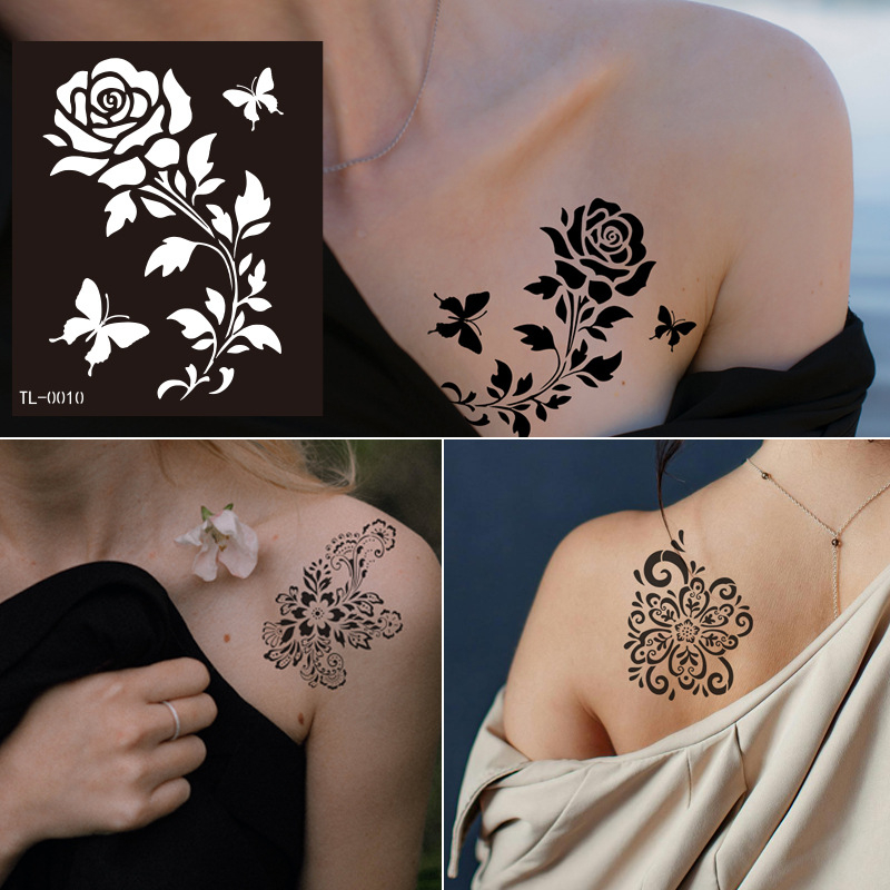1 peça adesivo de tatuagem aleatório adequado pa
